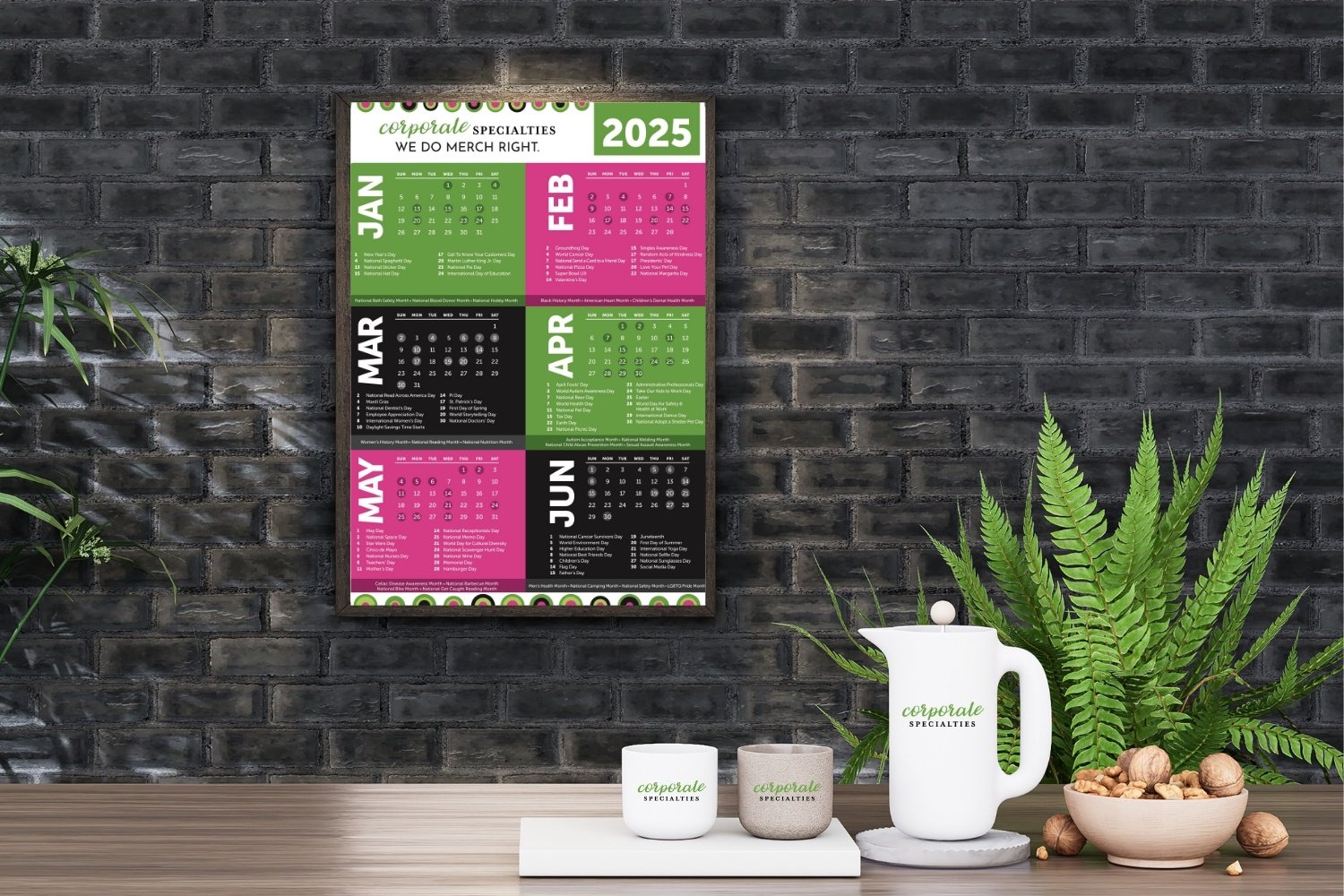 2025 Corporate Specialties Promotional Marketing Calendar